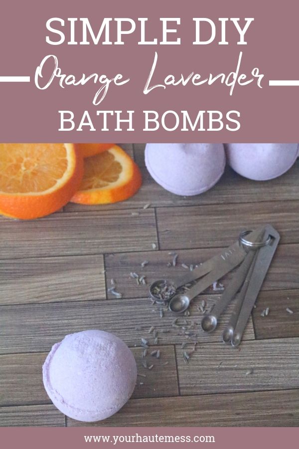 Orange Lavender Bath Bombs Orange Lavender Bath Bombs