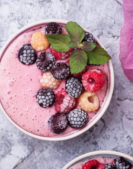 purple smoothie bowl