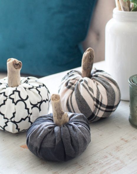 DIY Fabric Pumpkins